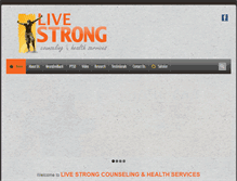 Tablet Screenshot of livestrongcounseling.com